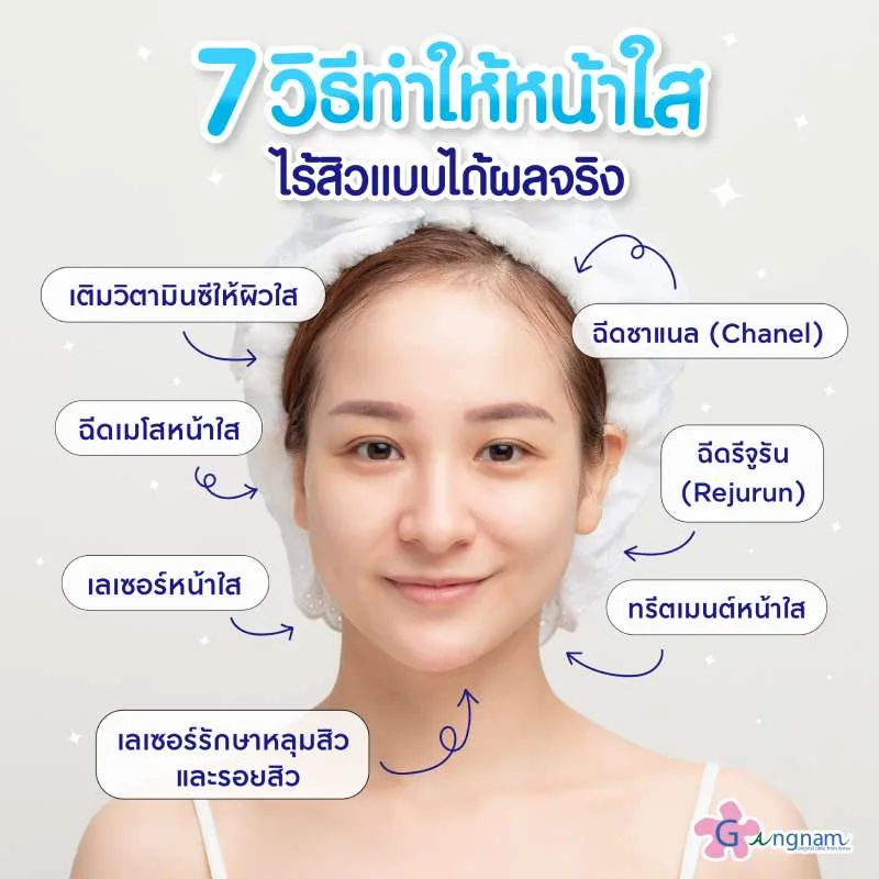 7 วิธีทำให้หน้าใส