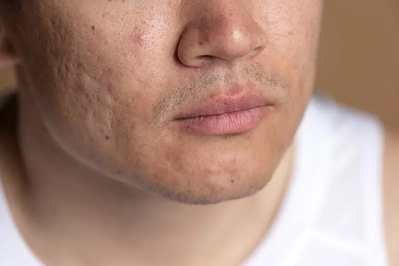 ปัญหาหลุมสิวบนใบหน้า