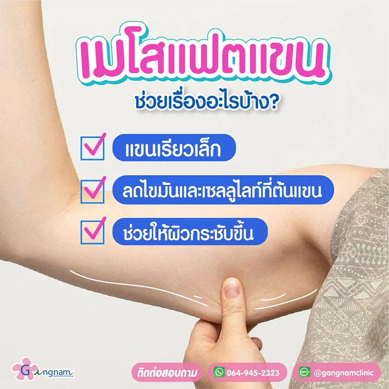ฉีดแฟตที่แขน-ช่วยอะไรบ้าง