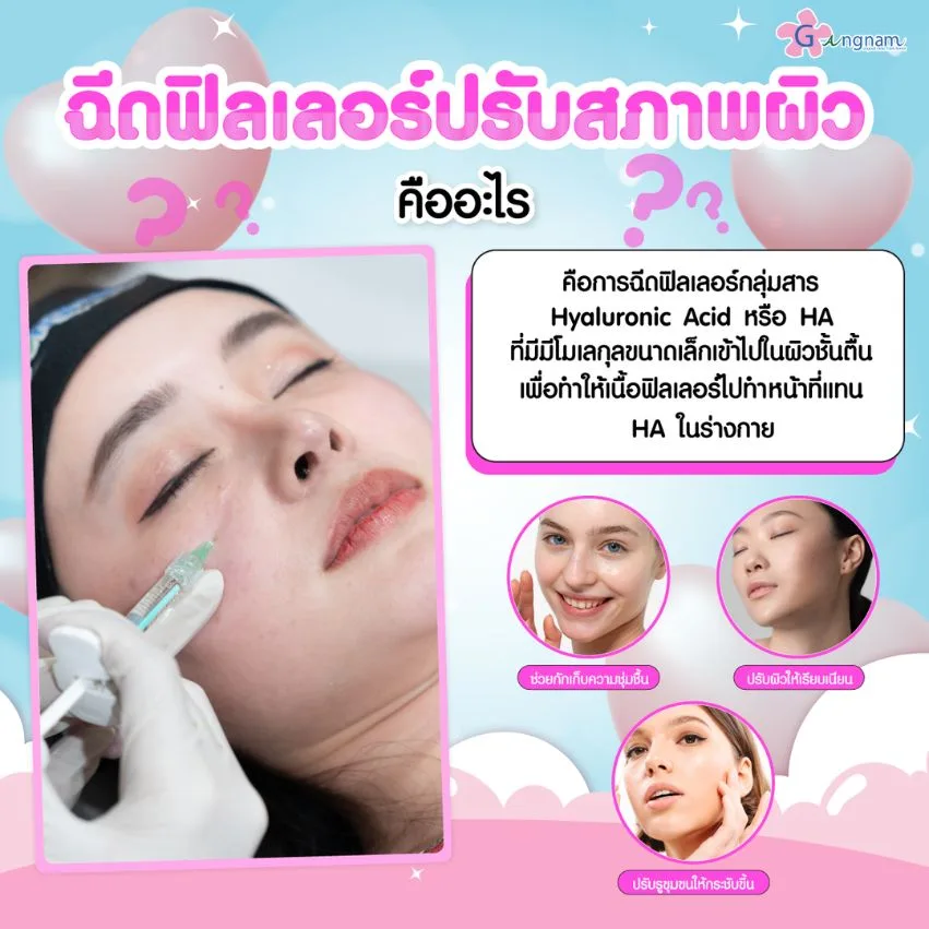 ฉีดฟิลเลอร์ปรับสภาพผิว คืออะไร