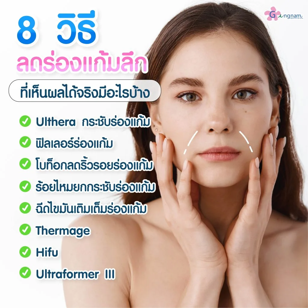 8 วิธีลดร่องแก้ม