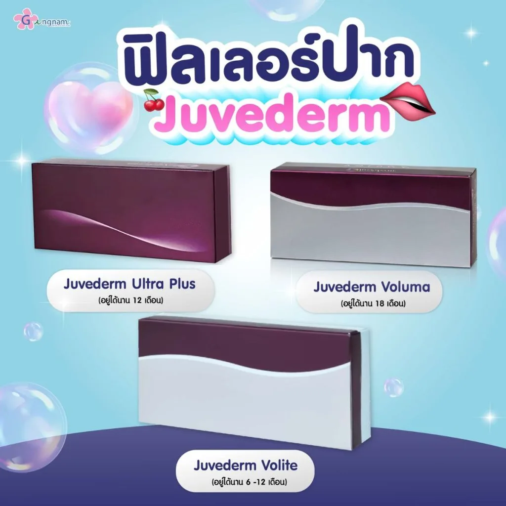 ฟิลเลอร์ปาก ยี่ห้อJuvederm
