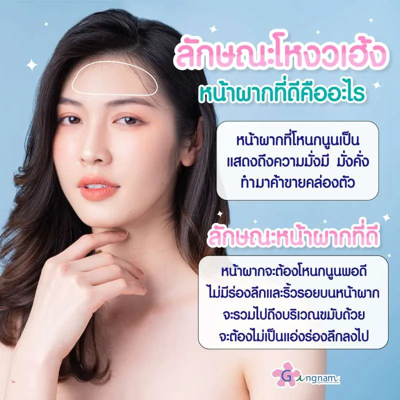 ลักษณะโหงวเฮ้งหน้าผากที่ดี