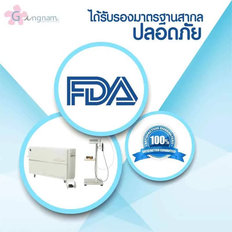 เลเซอร์หน้าใส ที่ปลอดภัยได้มาตรฐานสากล