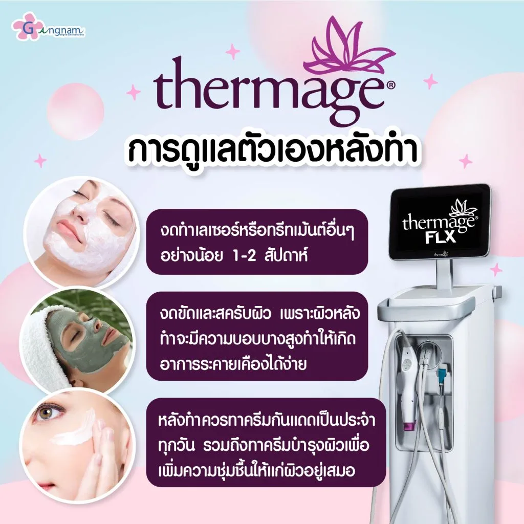 การดูแลหลังทำ Thermage